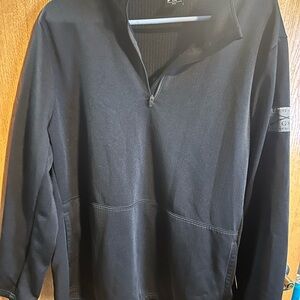 Grunt Style Black Zip Up Sweater